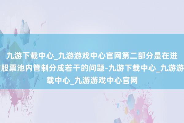 九游下载中心_九游游戏中心官网第二部分是在进程剔除后的股票池内管制分成若干的问题-九游下载中心_九游游戏中心官网