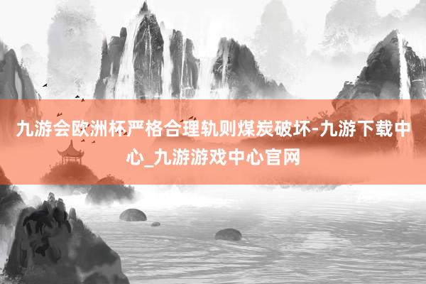 九游会欧洲杯严格合理轨则煤炭破坏-九游下载中心_九游游戏中心官网